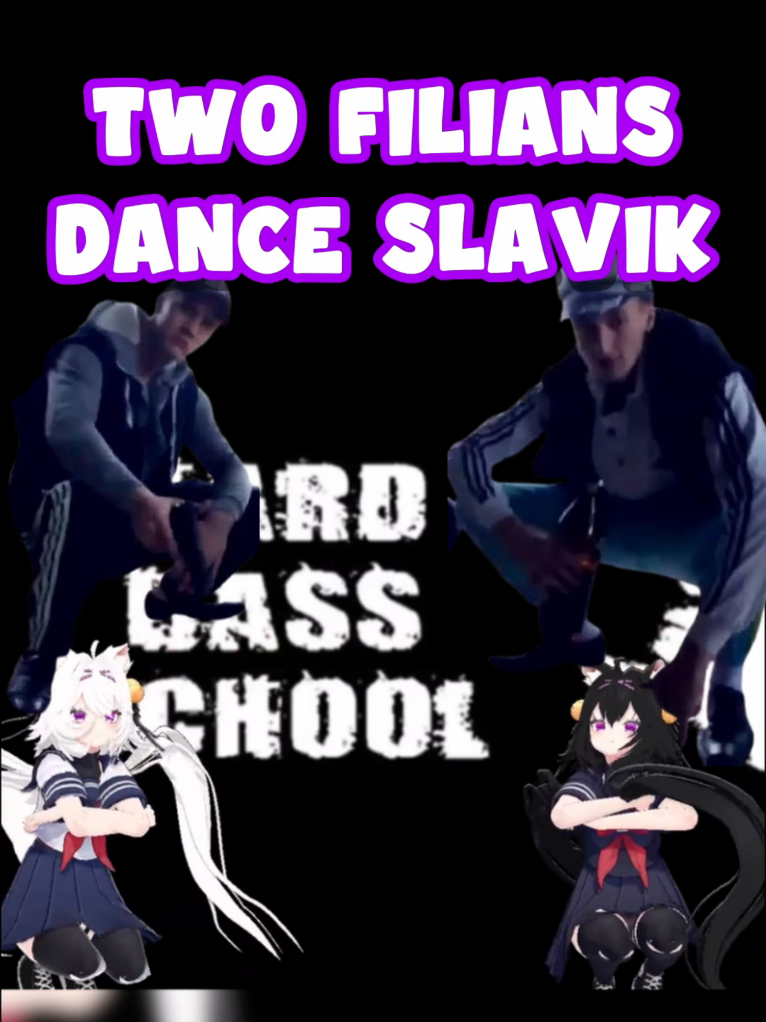 Two Filians Dancing. Yep just that. #tripoloski #kazotskykick #vtuber #vrchat #filian