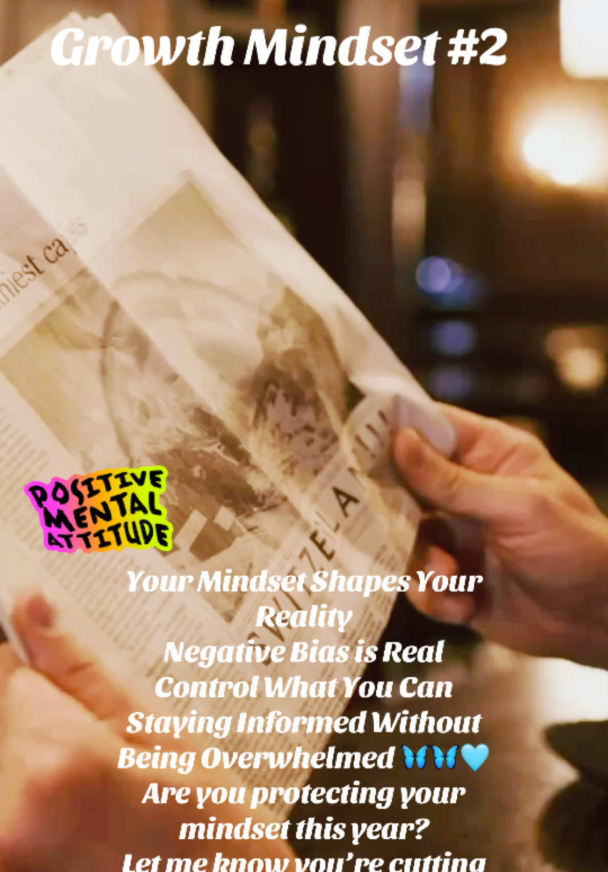 Do you feel drained every time you scroll through negatives news? Your mindset shapes your reality. #mindsetmatters #positivevibesonly#growthmindset #fyp #2025 #news 