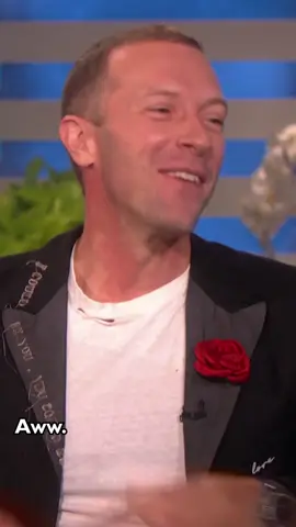 Chris Martin nearly embarrassed his teen daughter at work #theellenshow #chrismartin #daughter 