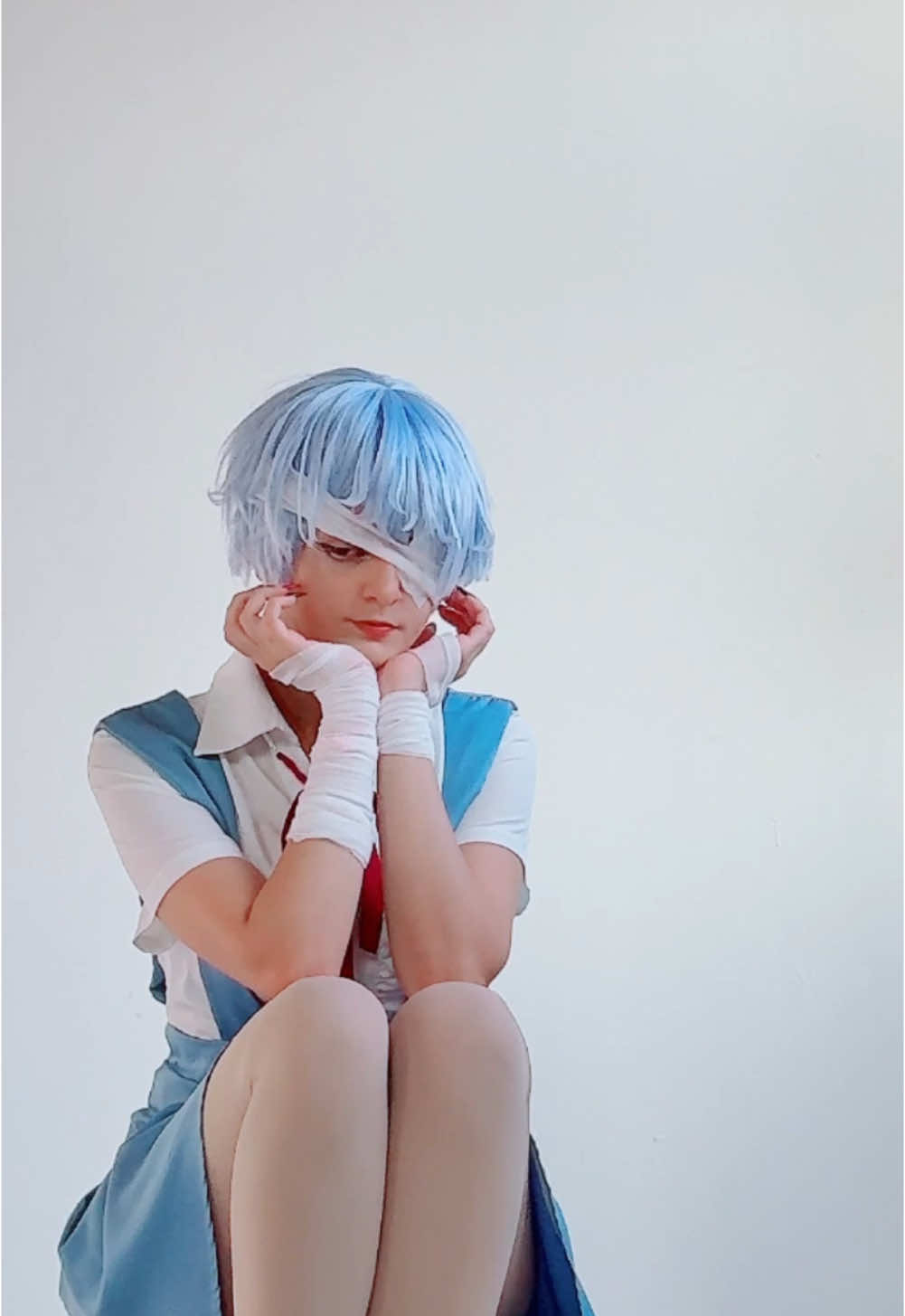 First EVA cosplay :3   #evangelioncosplay #reiayanami #evangelion  #fyp