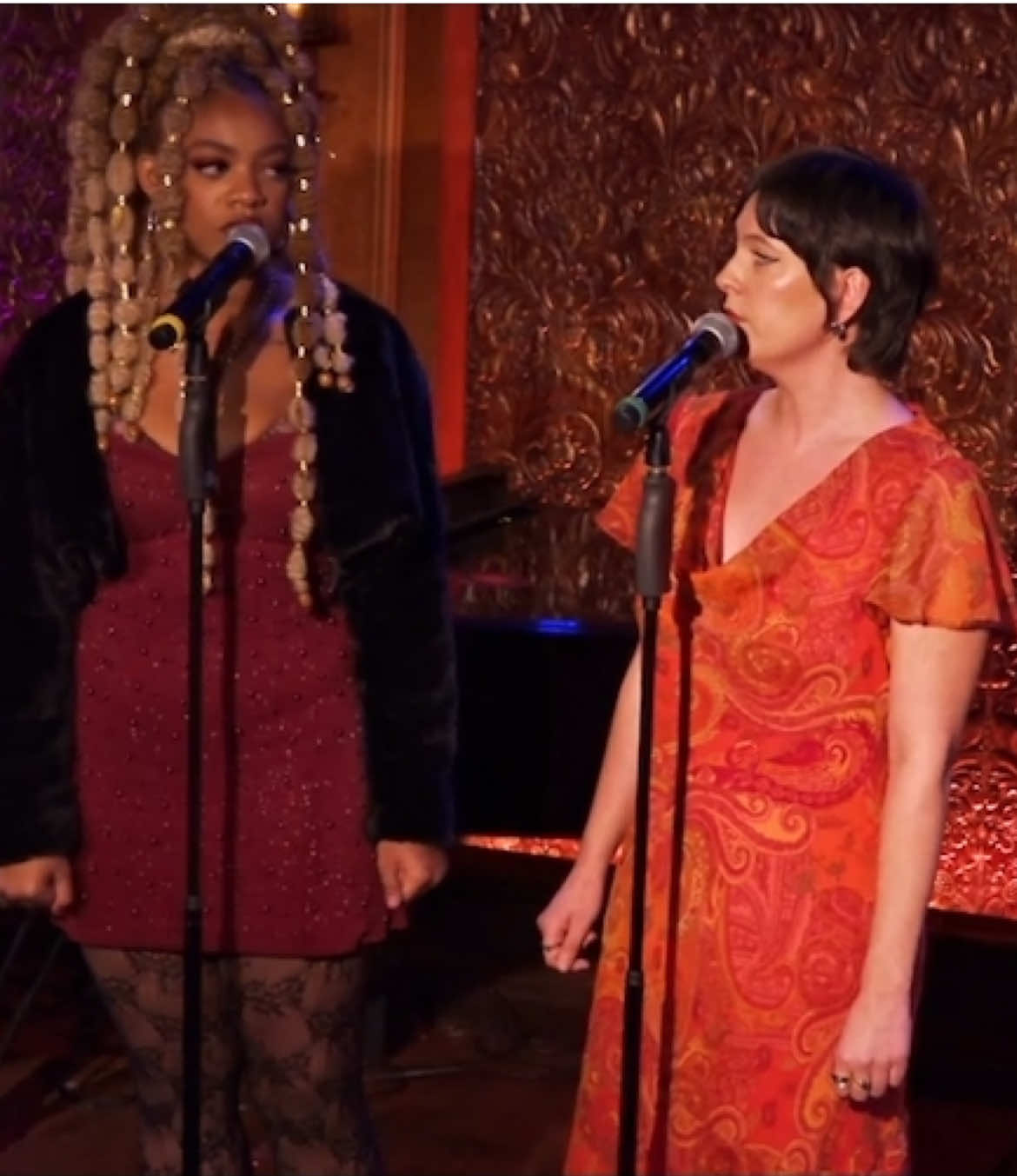 First Date Last Night from Dogfight but gay so better at 54 Below🤭  #musicaltheatre #dogfight #firstdatelastnight #pasekandpaul #queermusic #queerartist #54below 