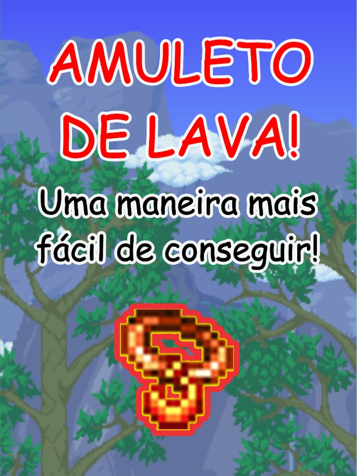 Amuleto de Lava | Aprenda uma maneira mais fácil de consegui! #terraria #terrariano #terrariaupdate #terrariamobile #terrariagameplay #terrariatutorial #redwulf #game