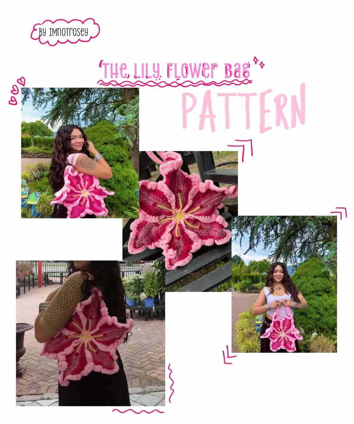 #unique #crochet #lily #bag #spring #inspo #fyp #bunties #hair #bloomers #shorts #earmuffs 