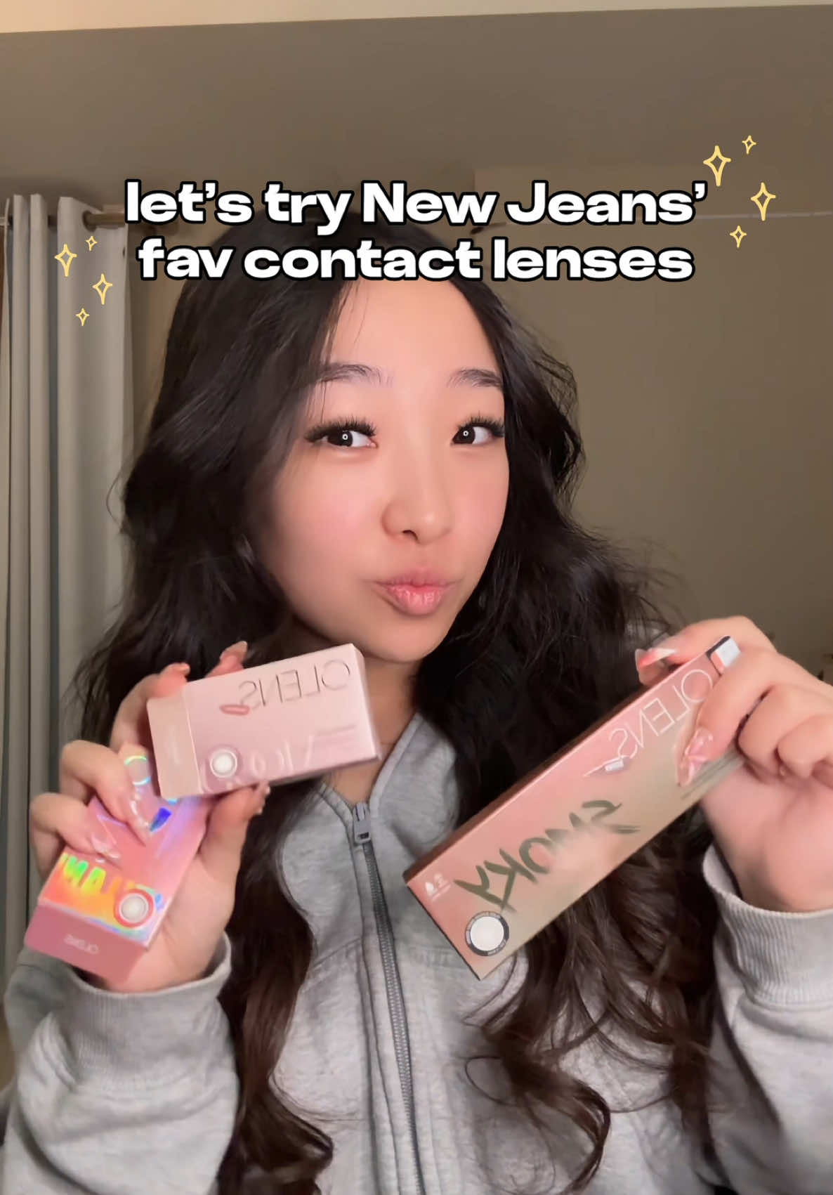 These will fs UP your Korean makeup game😫use code: Lisa10 for $ off!@OLENS Global Official #newjeans #koreanmakeup #kpop #olens #contactlenses #creatorsearchinsights