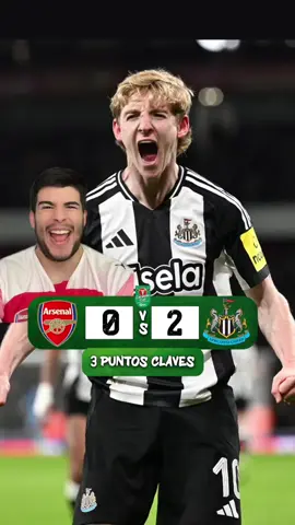 3 Puntos Claves: (Arsenal - Newcastle) 🤯 #Fresquet #CarabaoCup #3PuntosClaves #Arsenal #Newcastle #Viral #Fyppppppp