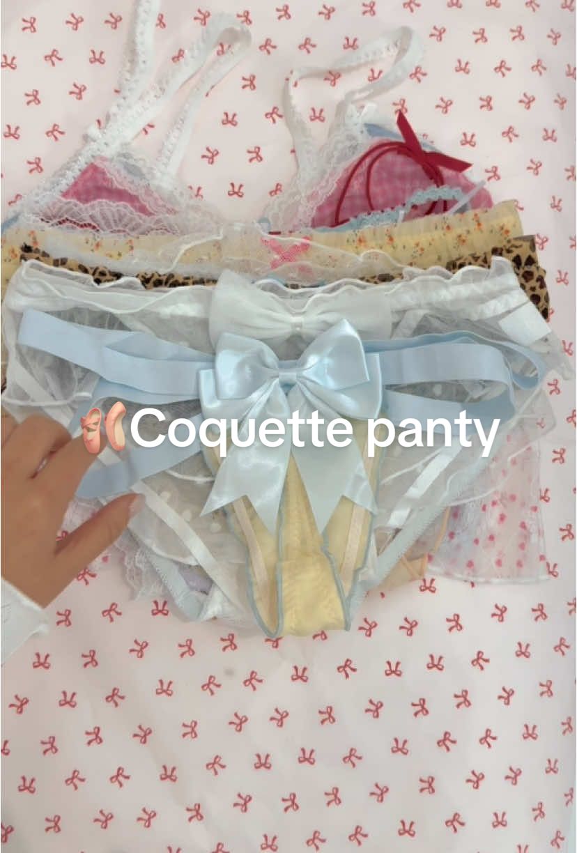 Cute coquette panties#newyear2025 #princess #fashionlookbook #coquette #girly #fyp 