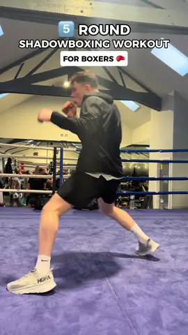 5 ROUND SHADOWBOXING WORKOUT FOR BOXERS! 🥊🔥 #boxing #boxing🥊 #boxer #boxingtraining #boxingworkout #boxingtok #foryou #fyp 