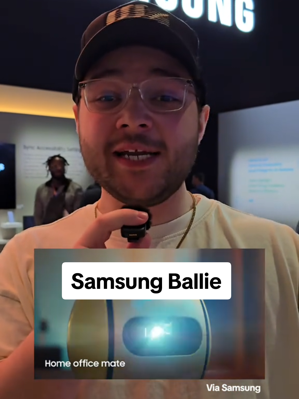 Who wants a Samsung Ballie home robot? #techtok #tech #samsung #android #ballie #samsungballie #imparkerburton #androidguy #techguy 