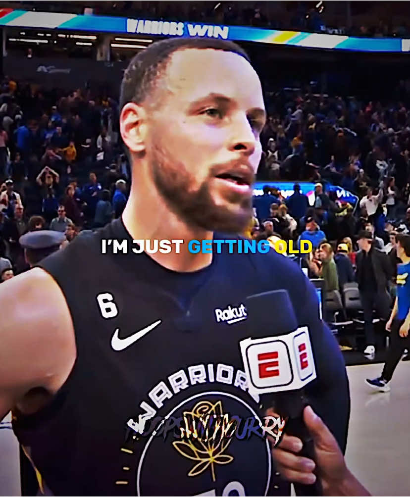 “I’m just getting old”😔 #stephencurry #NBA #nbaedits #basketball #warriors #fyp #foryoupage 