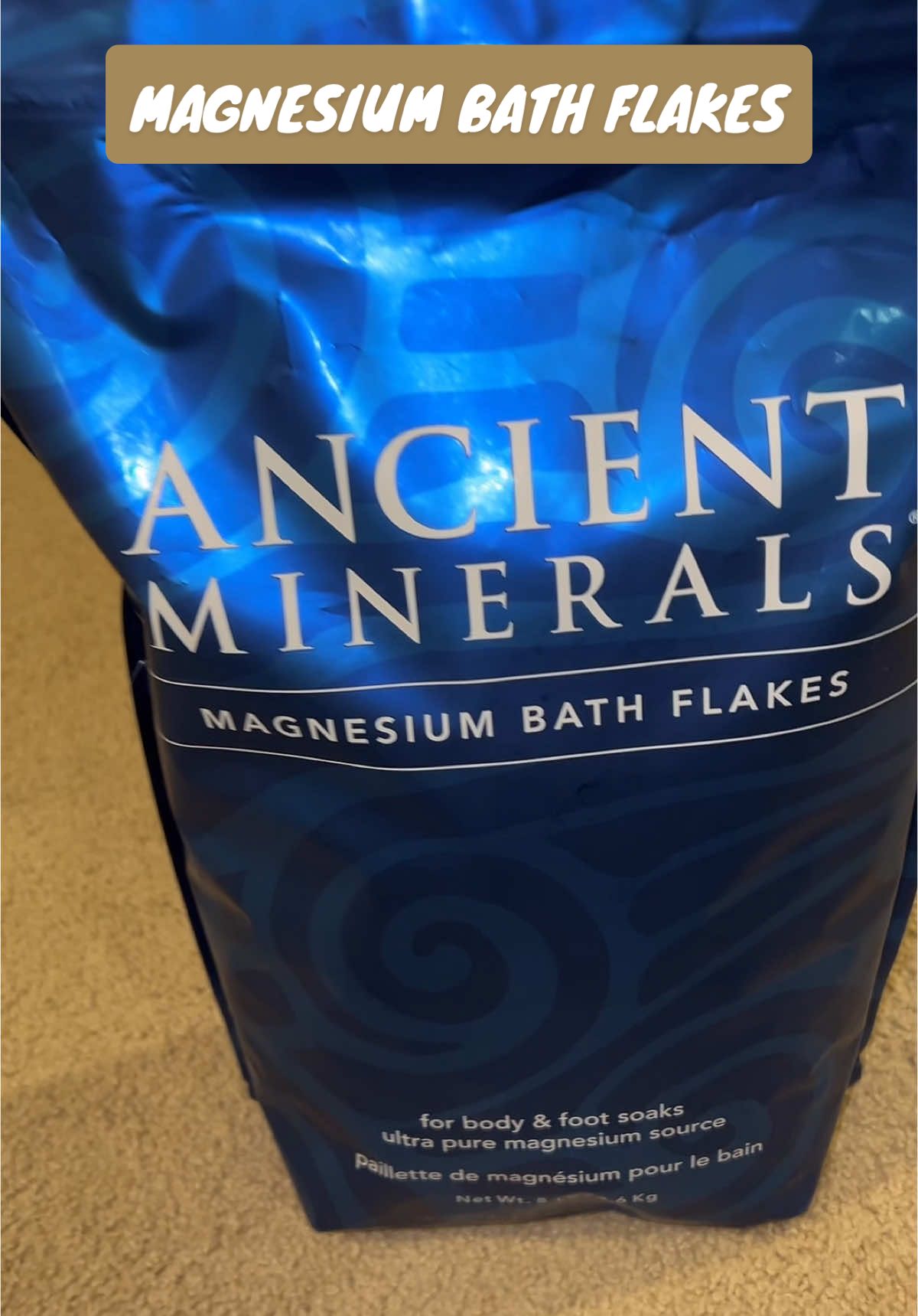 #ancientmineralsmagnesium #BathFlakes #Relaxing #StressRelief #PureMagnesium, 8 los (3.6 kg) Body Care Body Wash Sold by #Enviromedica @Enviromedica 