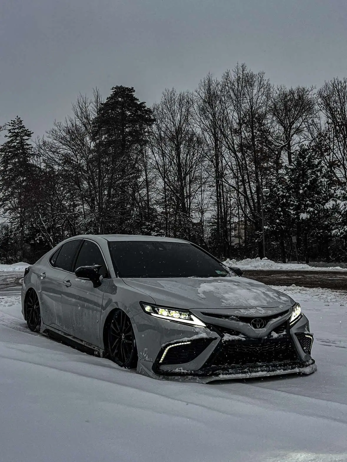 Ice edge Camry  #camry #bagged #views #explore #explorepage #trending #toyota #snow 