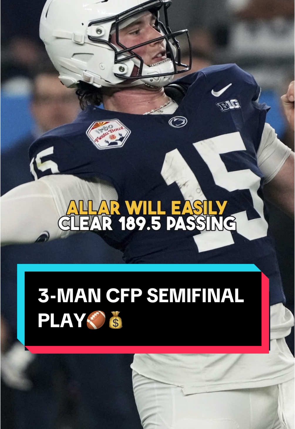 My 3-man LOCK on PrizePicks for the semifinal round of the College Football Playoffs!! Let’s win 💰💰 Let’s get a win in the semifinals!🏈 💰 $50 PrizePicks Bonus - INSTANTLY (Code: AdamB) — 🔗 in bio #cfp #CollegeFootball 