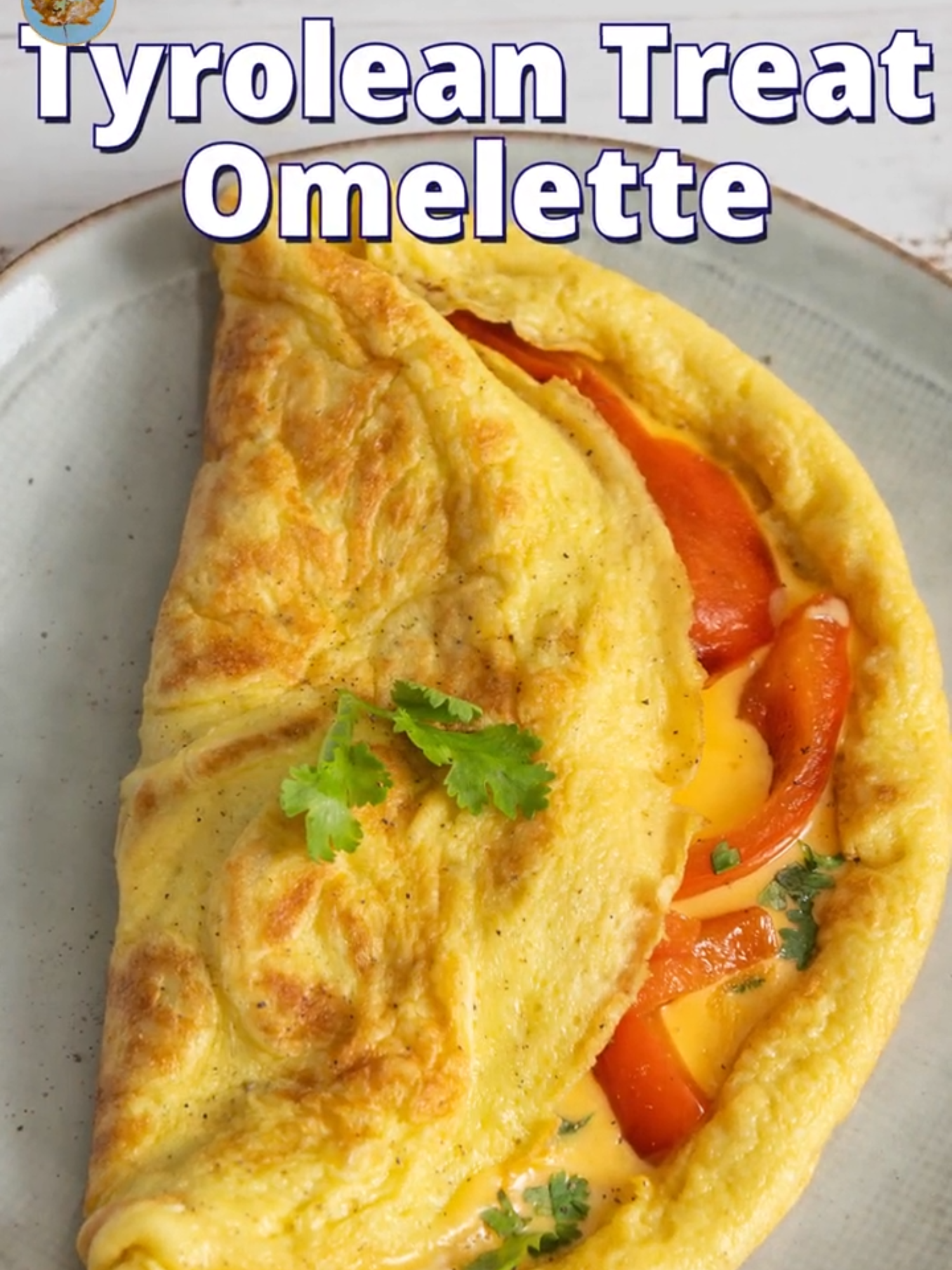 Tyrolean Treat Omelette ( Austrian style ) The Tyrolean Treat Omelette is inspired by a Austrian dish made with eggs, roasted veggies, cheese, milk, and flour. It's hearty, flavorful, and topped with fresh herbs for a delicious touch. Perfect for breakfast, lunch, or dinner! #maplekitchen #omelette #omelet #eggbreakfast #austrianomelette #cheeseomelette #velveetacheeseomelette #FoodTok #cookingshorts #velveetacheese #howtomakecheeseomelette #breakfastideas #eggrecipe #recipeshorts #learncooking #austria