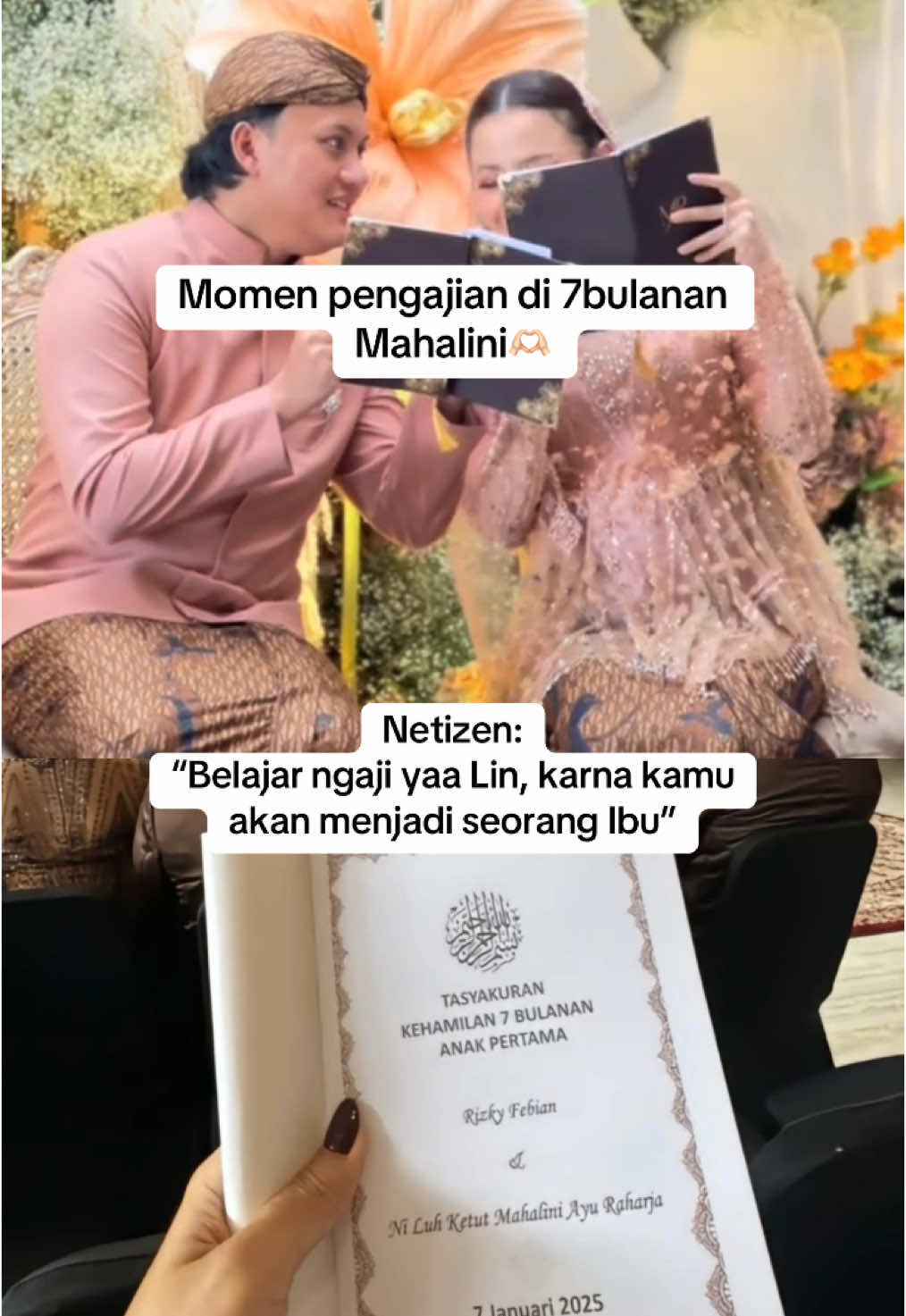 Sehat-sehat bumil dan bayinya🫶🏻🥰 #mahaliniraharja #mahalinihamil #rizkyfebian #viral #dramatiktok 