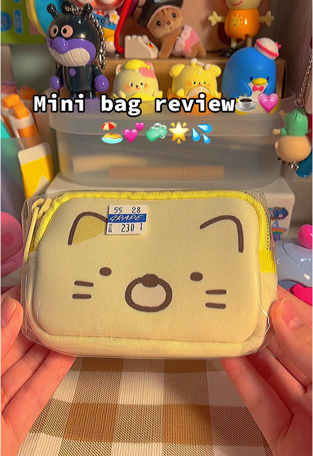 Mini bag review☕️💗 🏖️💕🧼🌟💦