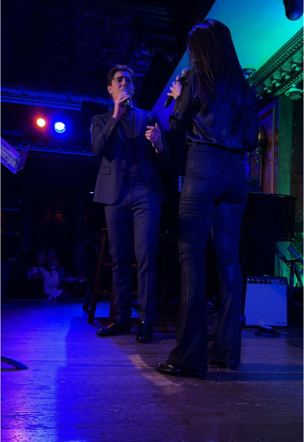 Derek Klena and Ashley Loren singing As Long as You’re Mine changed me… #wicked #ashleyloren #derekklena #broadway #nyc #54below 