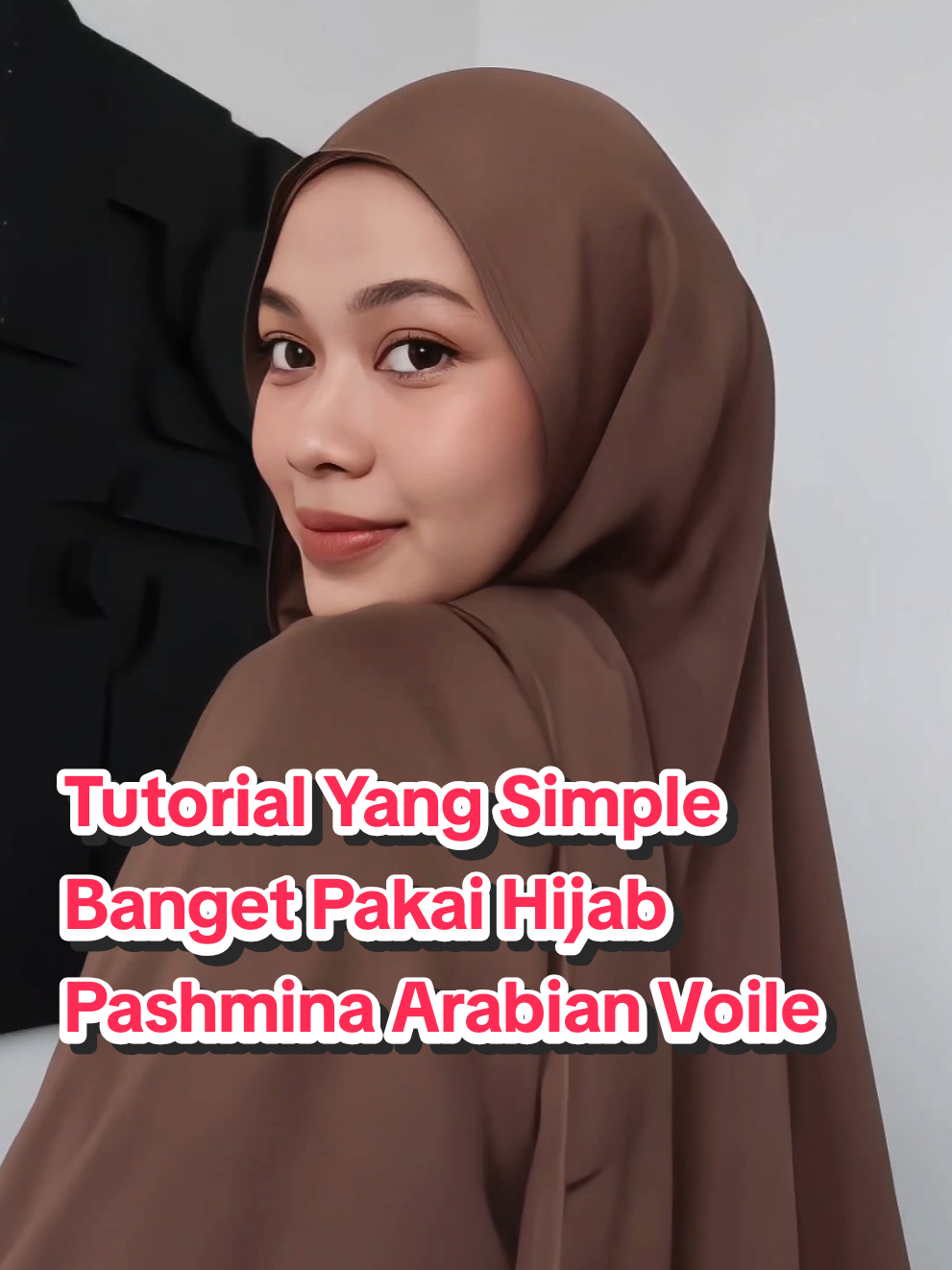 Tutorial Yang Simple Banget Pakai Hijab Pashmina Arabian Voile #hijab #tutorialhijabpashmina #pashminaarabian #pashminavoile 