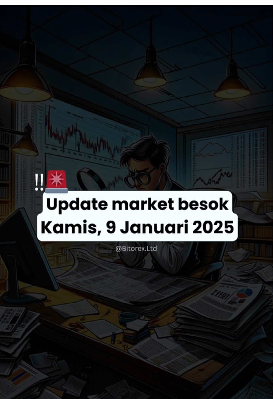 Update market besok Kamis, 9 Januari 2025‼️🚨 Pada kamis pukul dua dini hari akan ada FOMC Meeting Minutes Bertujuan memberikan wawasan mendalam mengenai kondisi ekonomi dan keuangan yang memengaruhi suara mereka dalam menentukan suku bunga Pair AUD, data Retail Sales Australia diprediksi meningkat 0.4% dari sebelumnya Dari data yang akan dirilis kemungkinan menyebabkan AUD menguat Jangan lupa follow sosial media kita untuk updatenya! ✅ ‼️Disclaimer : Postingan ini hanya bertujuan untuk edukasi, Bukan ajakan membeli atau menjual aset ____ #trader #trading #cpi #australia #powell #fomc #us #usd #dxy #bitcoin #investasi #forex #komoditas #investasiaman #financialliteracy #financialeducation #financial #fyp #fypシ #fypage #Bitorex #Bitorex_Ltd