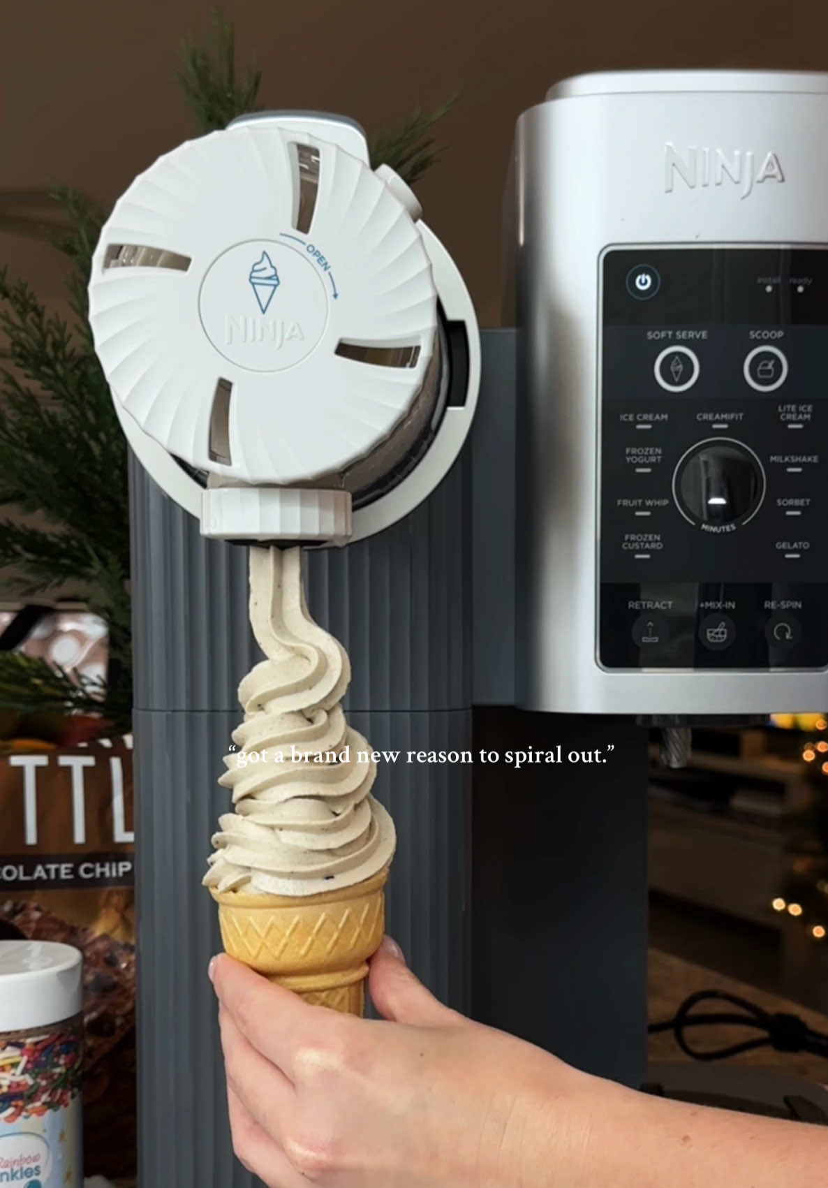 NEW Ninja Swirl by Ninja CREAMi! obsessed. oreos dipped or sprinkled? 👀🍦🤍 @Ninja Kitchen #ninjakitchen #ninjacreami #ninjacreamirecipe #ninjaswirl 