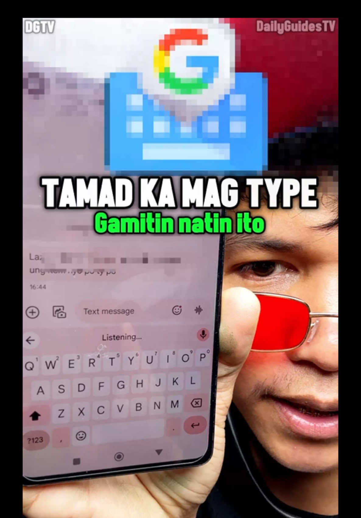 Automatic Voice Typing para sa mga tamad mag Type sa ka Text or Chat Google Keyboard #GoogleKeyboard #dailyguidestv #akosiernanshea #fyp 