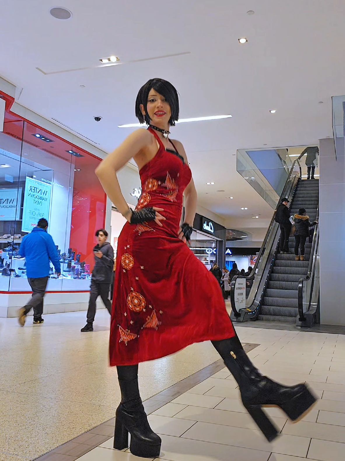 Replying to @q.091.meo Ada Wong is BACK 💜 #adawong #residentevil #divadance #divachallenge #cosplay 