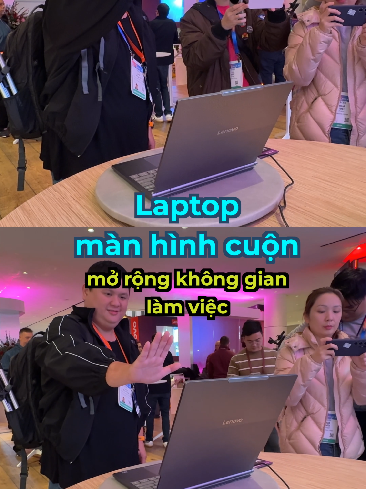 Laptop màn hình cuộn: Lenovo ThinkBook Plus Gen 6, nhìn đã thiệt chứ :)) #LearnOnTikTok #ThanhCongNghe