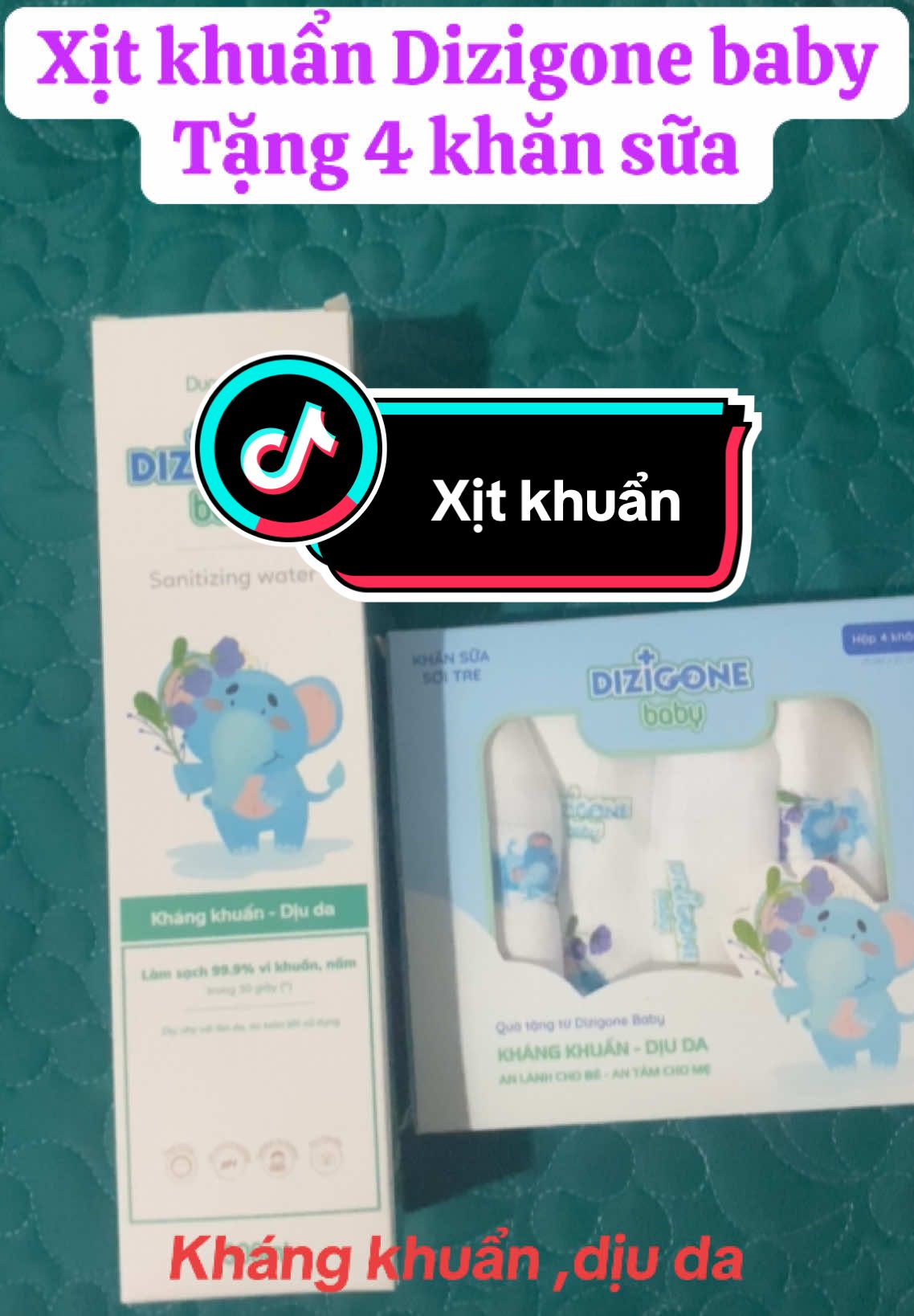 Xịt khuẩn dizigone baby chân ái dành cho bé ,sử dụng hàng ngày🥰 #TikTokAwardsVN #xh #mebau #mebimsua #review #xitkhuandizigone #xitkhuan 