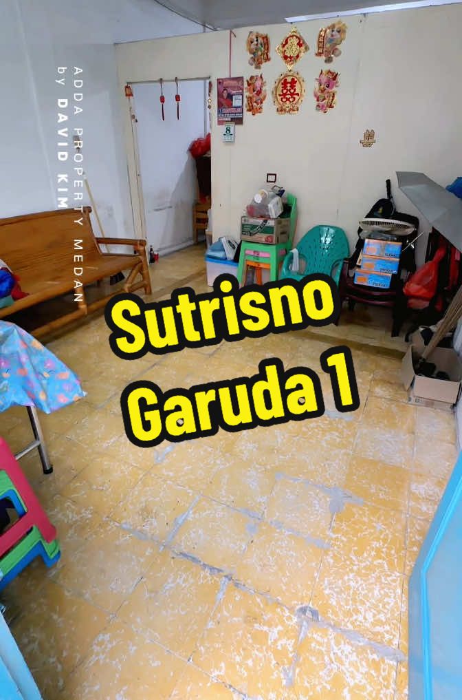 DIJUAL Rumah Jalan Sutrisno Gang Garuda 1 - Sukaramai, Medan Spesifikasi : - 2 tingkat - Luas Tanah 4x13 (52 m²) - Luas Bangunan 4x12 m² - Siap Huni - Hadap Utara - Hak Milik Tambahan : 3 Kamar Tidur, 1 Kamar Mandi, PLN 2200 Watt, PDAM