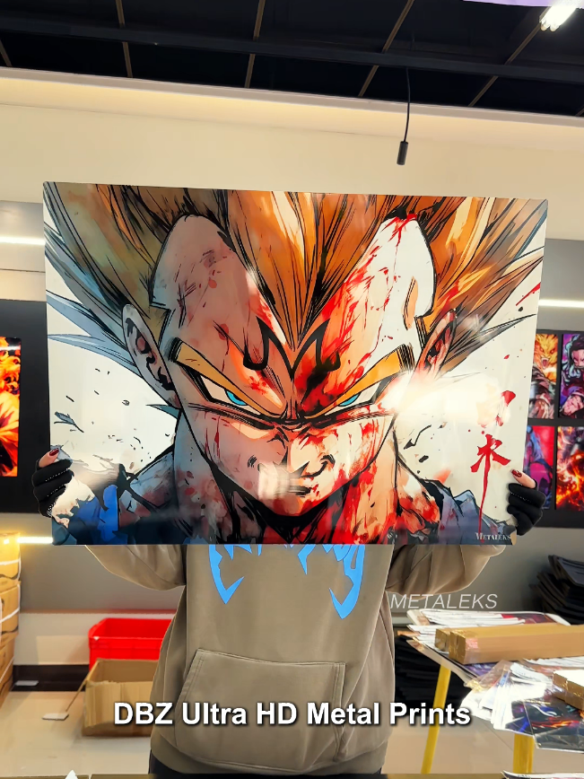 Sharing some cool DBZ Ultra HD Metal Prints🔥💯 #vegeta #goku #DragonBall #dbz #anime #art #gift #wallart #manga #metaleks #poster #ultrahdposter #prints 