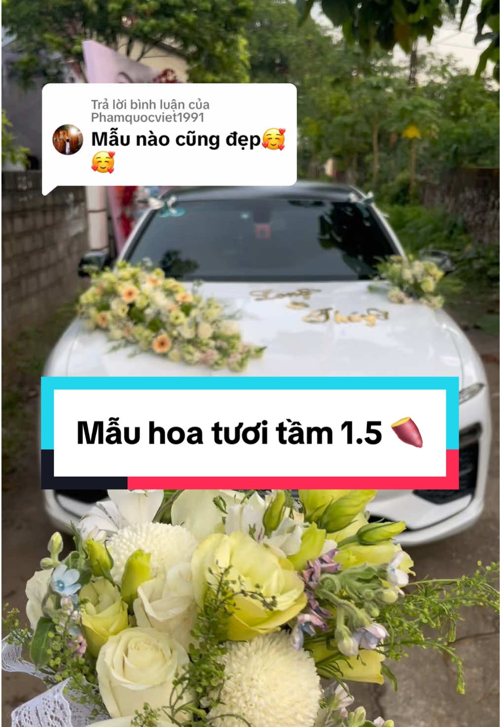 Trả lời @Phamquocviet1991 Thêm mẫu đẹp hơn đây ạ. Chỉ từ loanh quanh trên dưới 1.5 🍠 (Combo hoa tươi gồm: hoa xe- hoa tay- hoa cài áo cr - trang trí) Nhận trang trí quanh kv Hà Nội. #ĐìnhVinfastMĐ #ChothuexehoaMyDuc #XeHoaHaNoi #XeHoaMyDuc #TeamxehoaHaNoi 