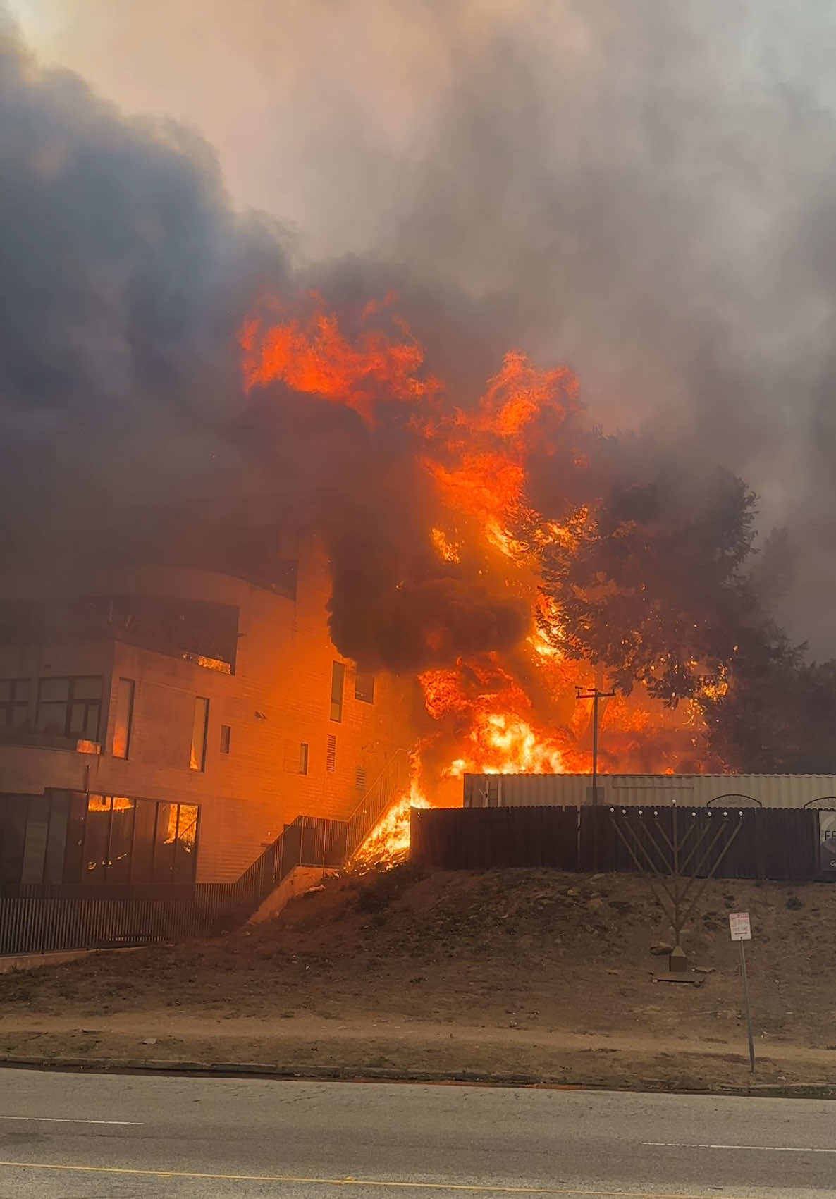 Palisades Fire Pacific Palisades, California.. . . #palisadesfire #pacificpalisades #wildfire #fyp #trending #viralvideo #