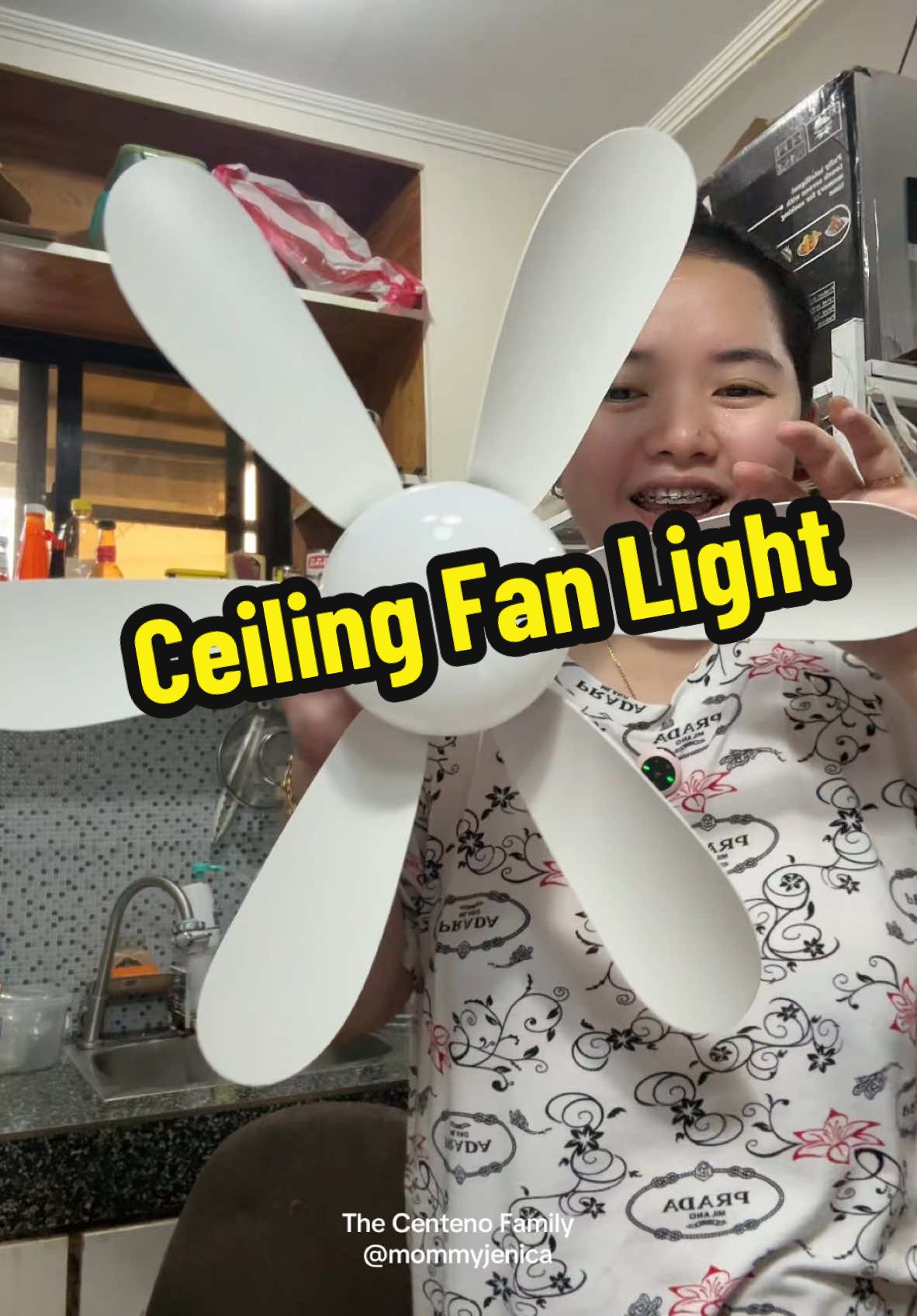 Celing Fan Light , may ilaw ka na may fan ka pa!! Ang galing ng nakaisip nito! #ceilingfan #2in1fanlight #mitsushiceilingfanlightwithremote #fanlight #mitsushi #TikTokShop @Mitsushi Philippines 