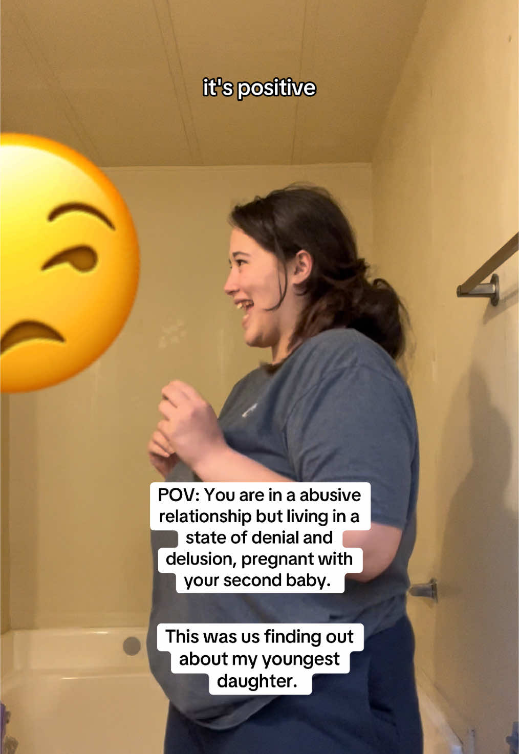 It’s crazy to see how much my mindset has changed just from therapy and being in a REAL healthy relationship. When i first took this video, i didn’t see an issue. I had actually planned to post it at the time. Rewatching im noticing how he comes in, I’m doing a happy dance because we had planned this baby. He tells me to sit still because he can’t “fucking see it”, snaps a picture for his Snapchat, and doesn’t even give me a hug. I was left to do a happy dance in my bathroom by myself. I convinced myself since this wasn’t a outburst, it was a good moment.  I truly understand my worth now, i am a completely different person but my heart breaks for this girl. She’s still within me, all i can try to do is heal her 🩷 #abuseawareness #abusiverelationship #dvsurvivor #dvadvocate #usingmyvoice 