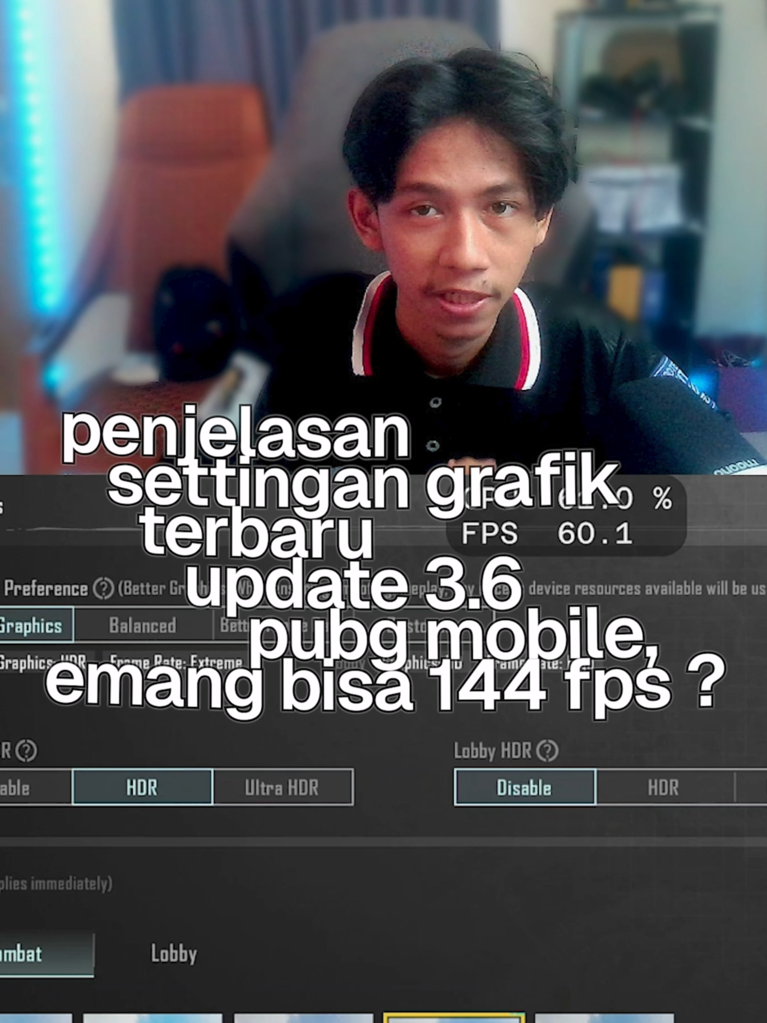 Penjelasan Lengkap Settingan Grafik terbaru Update 3.6 pubg mobile, emang bisa 144 fps ? #PUBGMNextStarProgram #PUBGMOBILE #PUBGMOBILEC7S21 #updatepubgmobile #pubgmobileindonesia #pubgmobileid