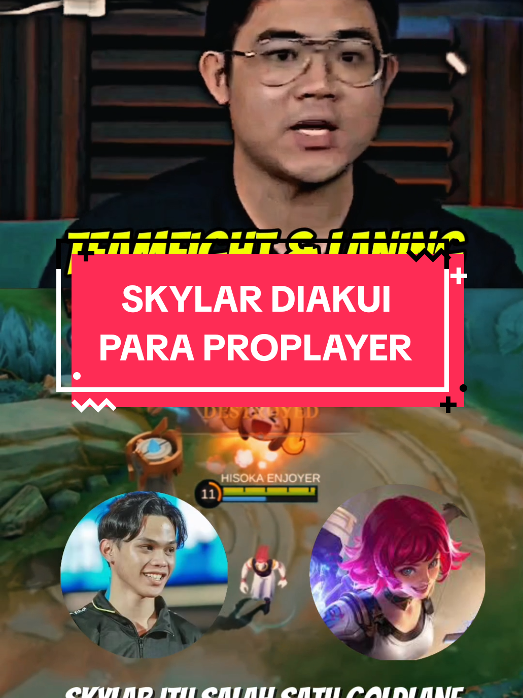 Moment Ketika SKYLAR Diakui Para PROPLAYER  #mlbb #mobilelegendsbangbang #mlbbskingifts #MLBBM6  #mlbbm6torchrelay  #GreaterThanEver 