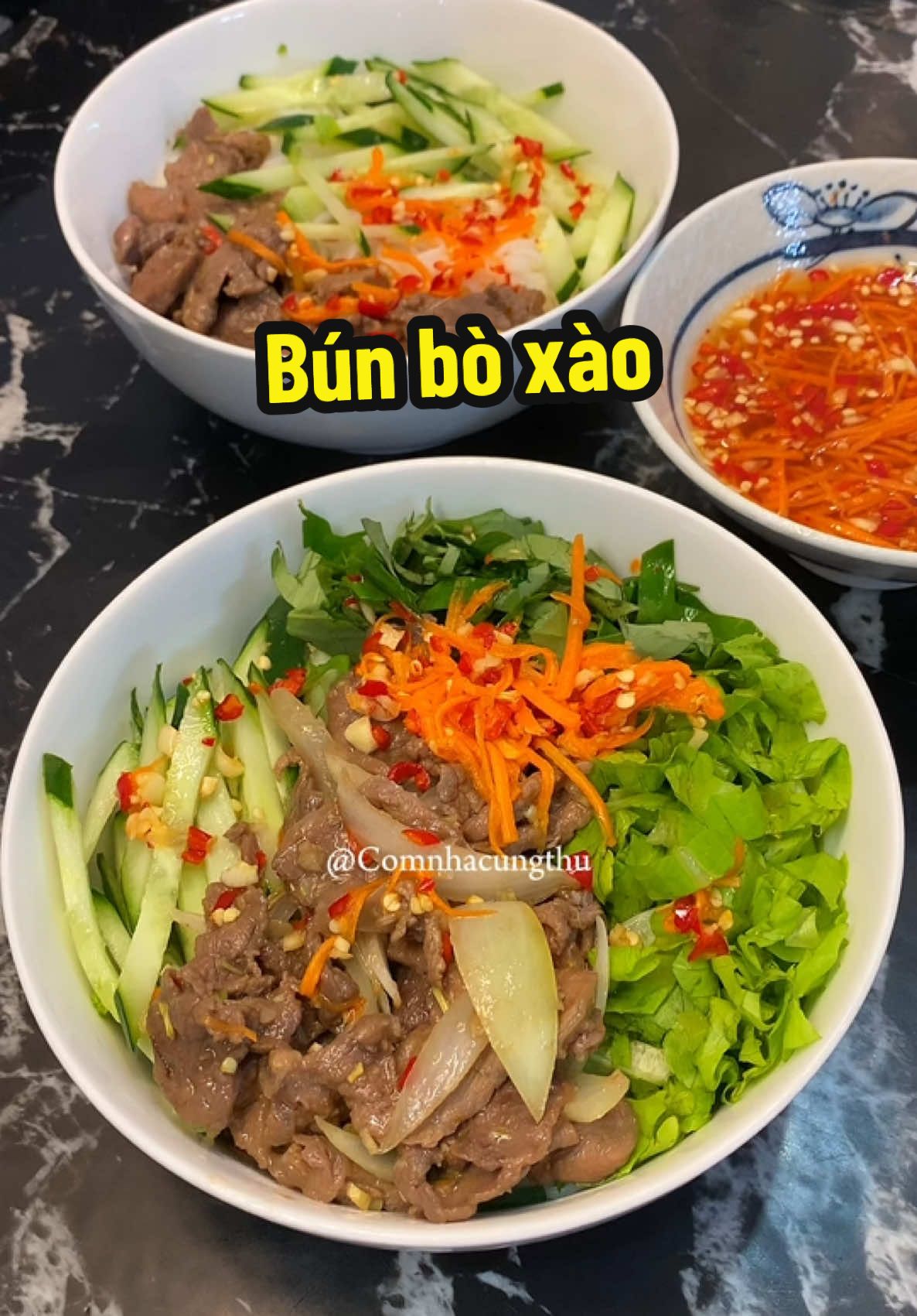 Bún bò xào #ancungtiktok  #comnhacungthu  #xh  #trending  #nauan  #homnayangi 