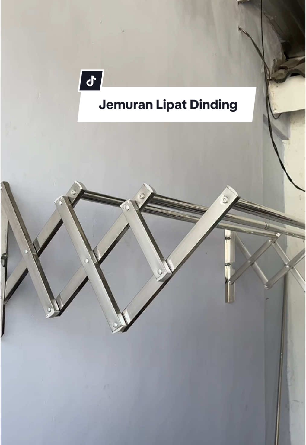Jemuran Lipat Dinding 3 tiang 4 tiang dan 5 tiang Stainless Anti karat #jemuranlipatdinding #jemuranlipat #jemurandinding #jemuran 