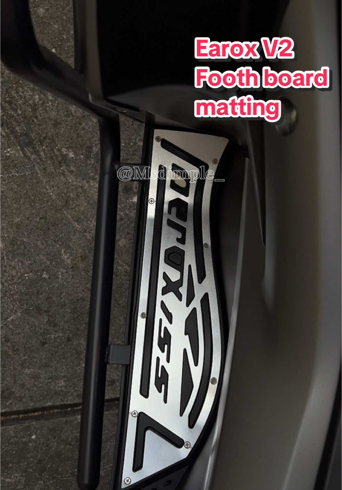 EAROX V2 Footh board matting “napaka angas Nya sa EAROX v2 😎❤️😍 available Ang blue ,yellow,and black , silver bili kana nasa yellow basket ko lang yan bago kapa maubusan boss” #earox #earox155 #earoxv2 #foothboardmatting #footboard #yamaha #pogingmotor #motorcycleaccessories #yamahaearox #foryou #fyp #earoxlover #alloy #madeintailand #alloymatting #angas #angasngmotor #pogi 