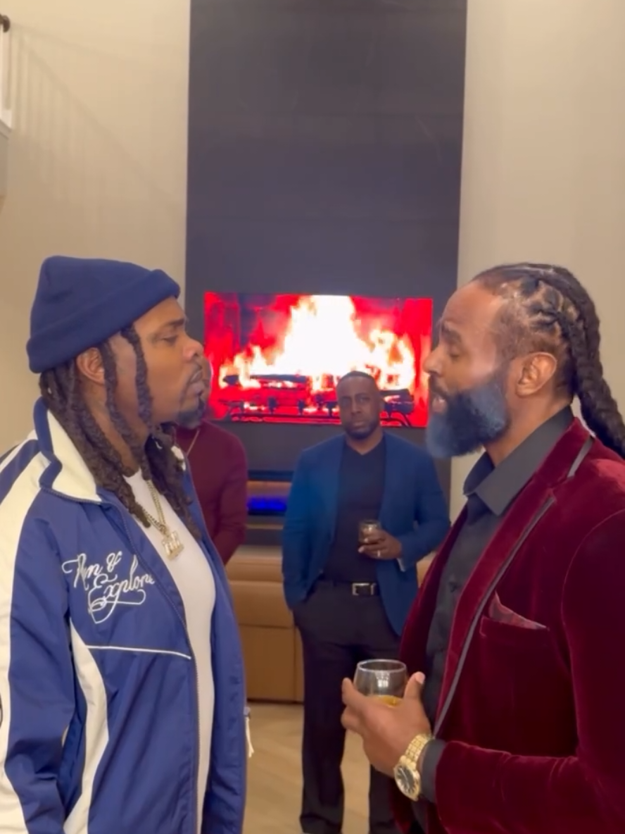 D finally confronts his father with the hard questions and things get heated
