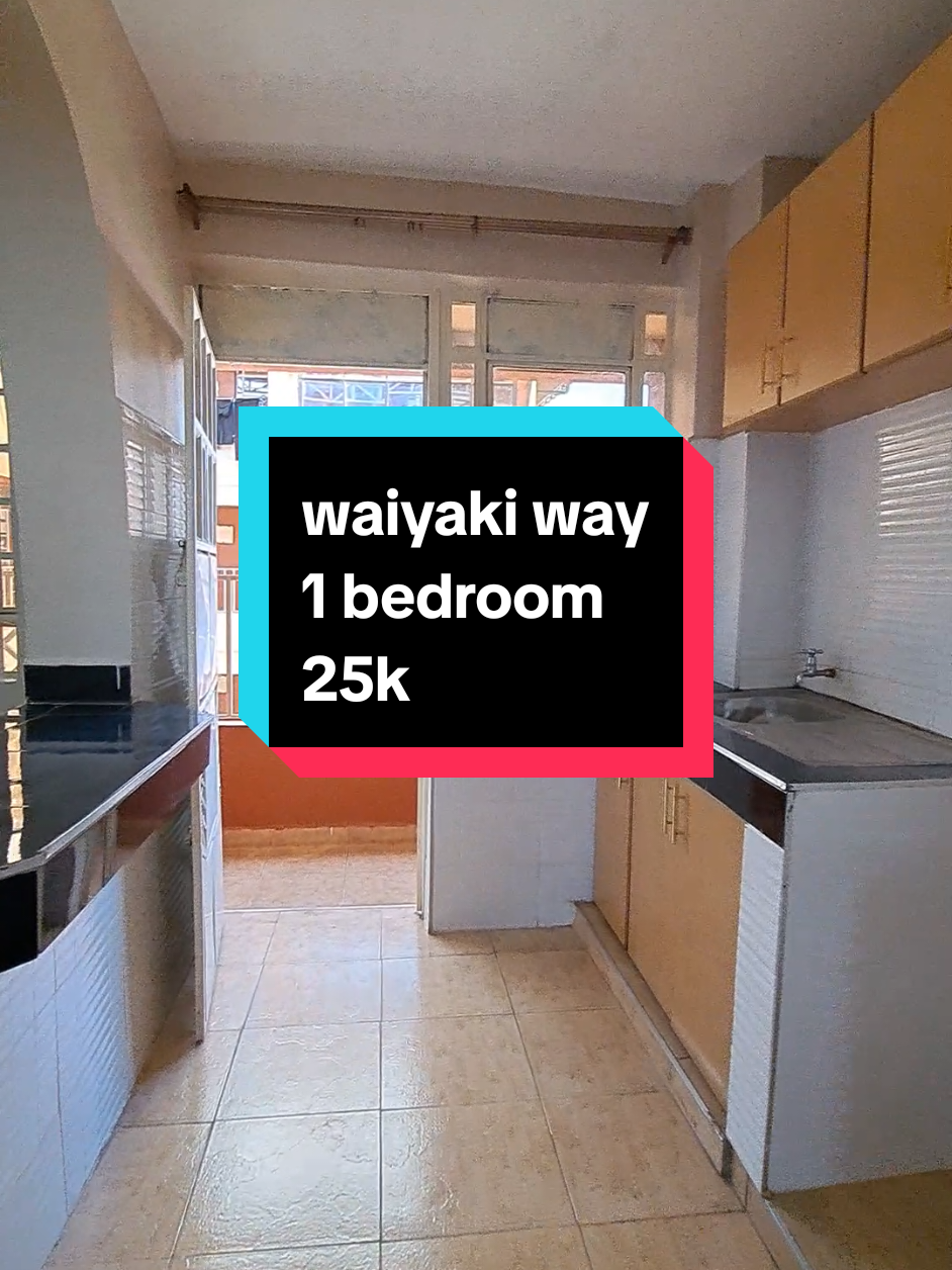 Deal of the week 1 bedroom with 2 balconies in waiyaki Way 87 letting at 25k,water throughout, Internet ready, security 👌 a walking distance to the main road amd in a serene environment.