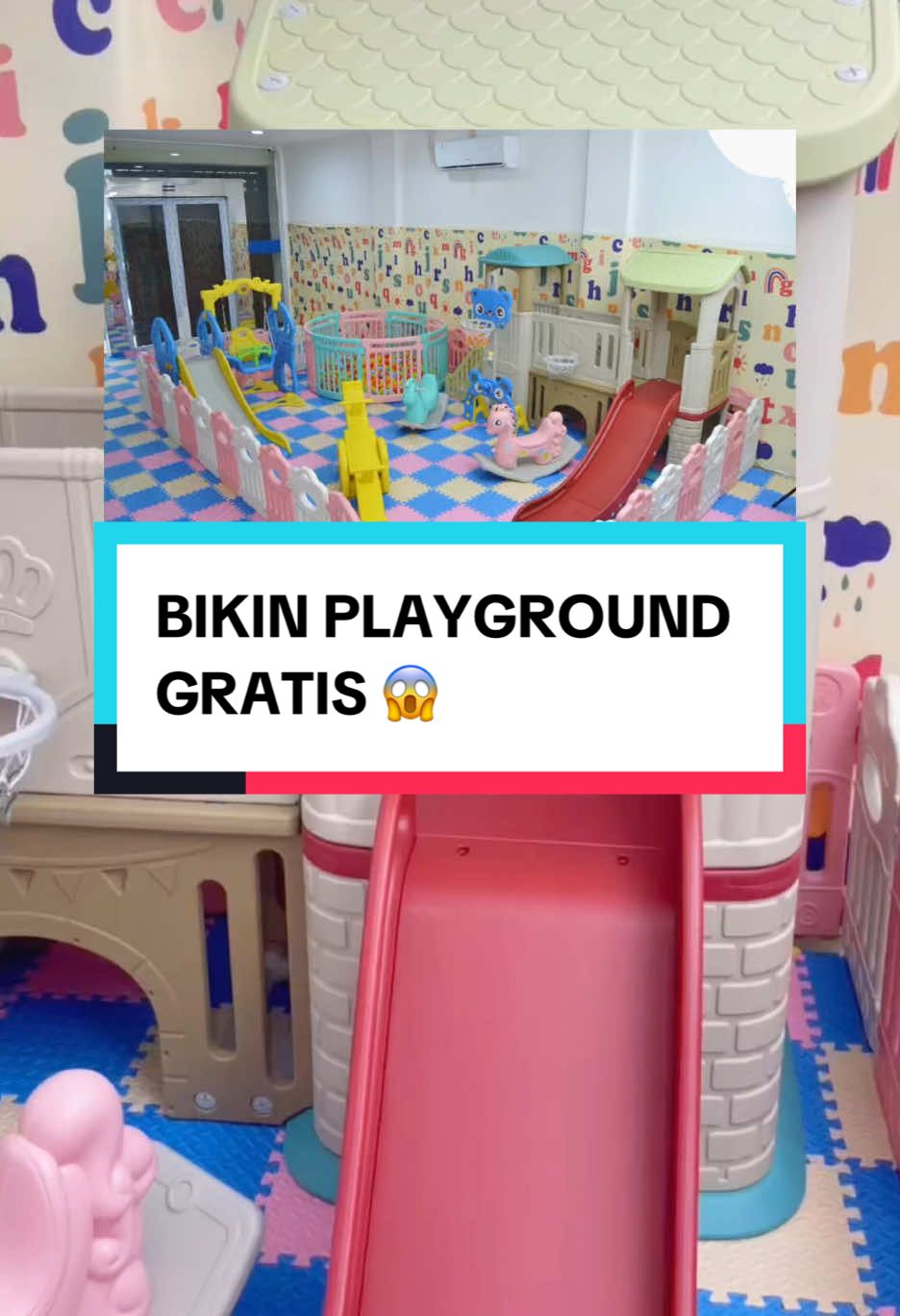 Promo Sekarang dapatkan gratis Evamate 🎉 #playground #bukausahaplayground #fyp #paketusahamurah #pandaplayhousesidoarjo #playgroundsidoarjo 