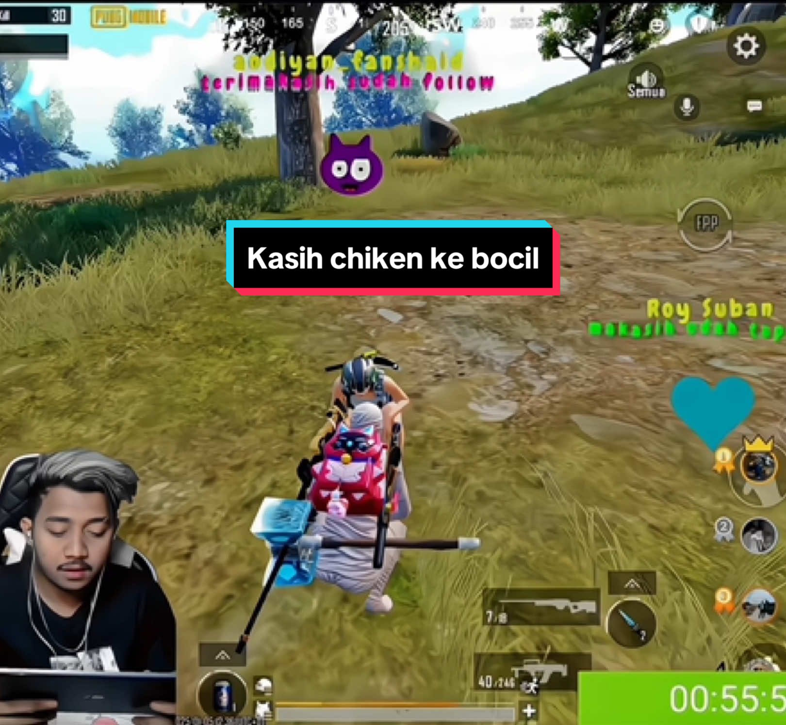 NGASIH CHIKEN BUAT BOCIL NEGERI SEBELAH 😇😇😇 #oxiicore #pubgmobile #pubgmobileindonesia🇲🇨 