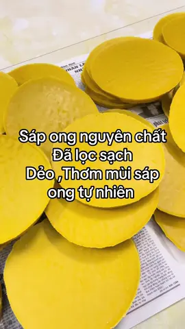 Sáp ong nguyên chất .Đã lọc sạch ,dẻo ,thơm mùi sáp ong tự nhiên #vật nuôi ong,#sáp ong # sáp làm nến 