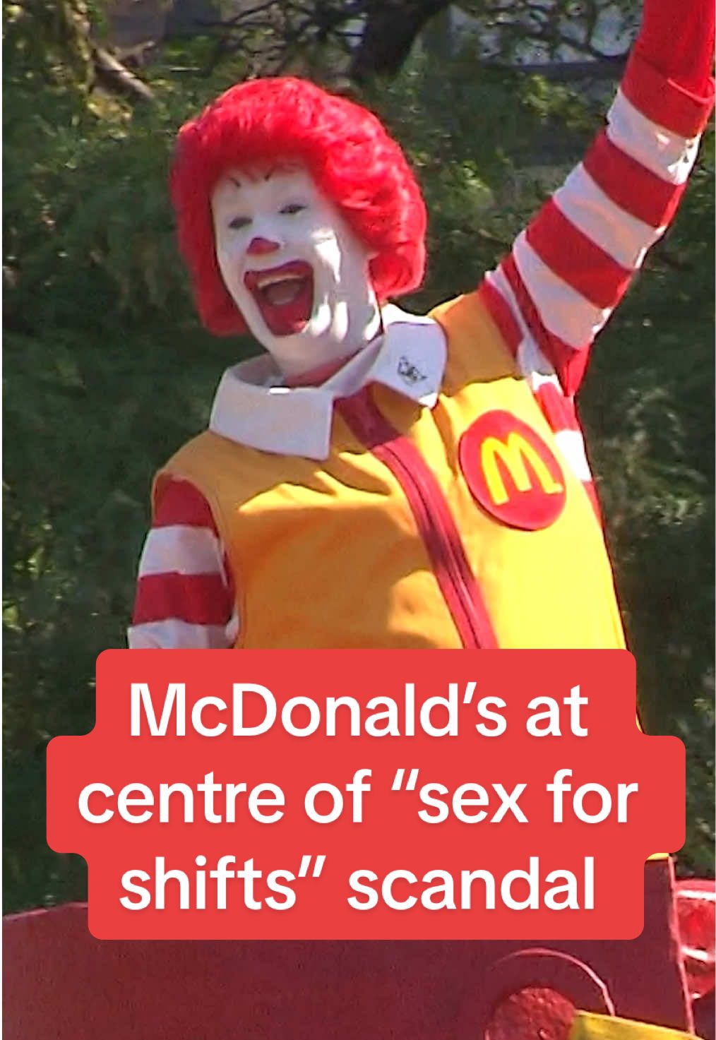 McDonald’s at centre of “sex for shifts” scandal
