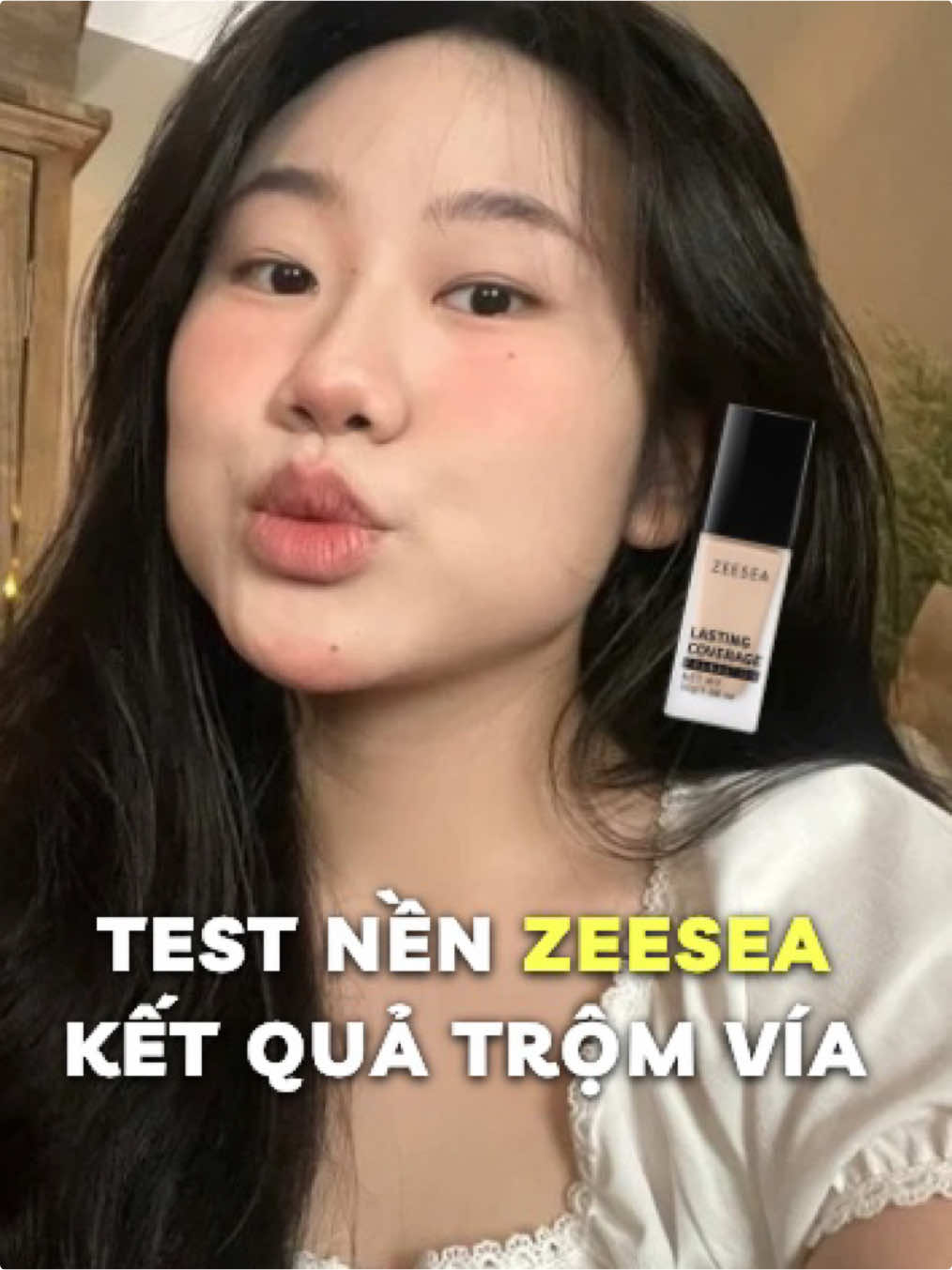 Ê trộm vía nhaaaa!!!! Liền liền đi cả nhà ơi. Nhưng mà lựa shade kĩ kĩ nha đừng coá như tôi =)))))  #makeup #makeuptutorial  #zeesea #zeeseacosmetics #fyp #kemnền#xuhuong #kemnềnzeesea #facemakeup #kemnềndạnglỏng #foundationforoilyskin #Trangđiểm