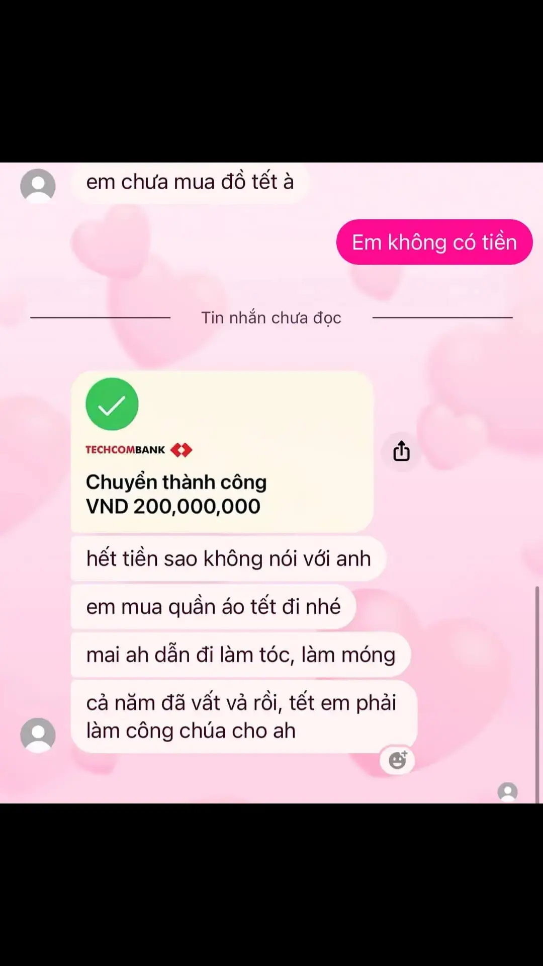 khi em người yêu của mình nói không có tiền nè ☺️ #xuhuong #tieubao199 #60đongnaixinchao💕💕 