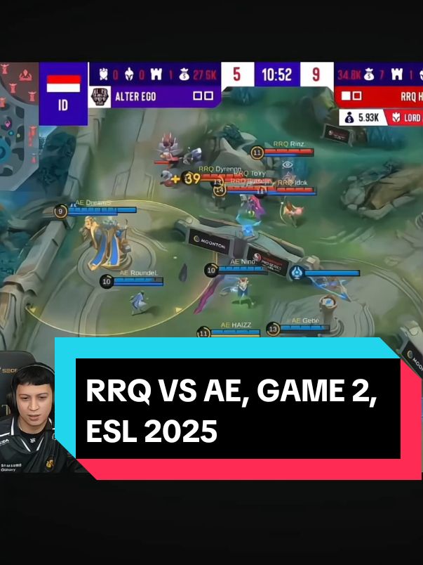 Game solid dari RRQ HOSHI . #esl #eslsnapdragon #esl2025 #xin #bangsin #mobilelegends #mlbbindonesia🇮🇩 #mlbbindo #mlbb #mobilelegendindonesia #mobilelegendsbangbang #mobilelegends_id 