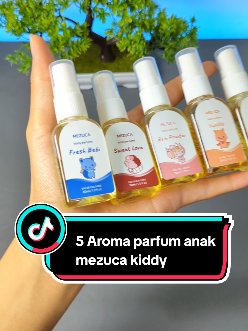 30ribuan dapat 5 aroma parfum anak mezuca kiddy  sudah BPOM aman  isi 30ml per botol  beli di keranjang kuning  #parfumereccomended #parfumtahanlama #parfumviral #parfumviral #parfumanak 