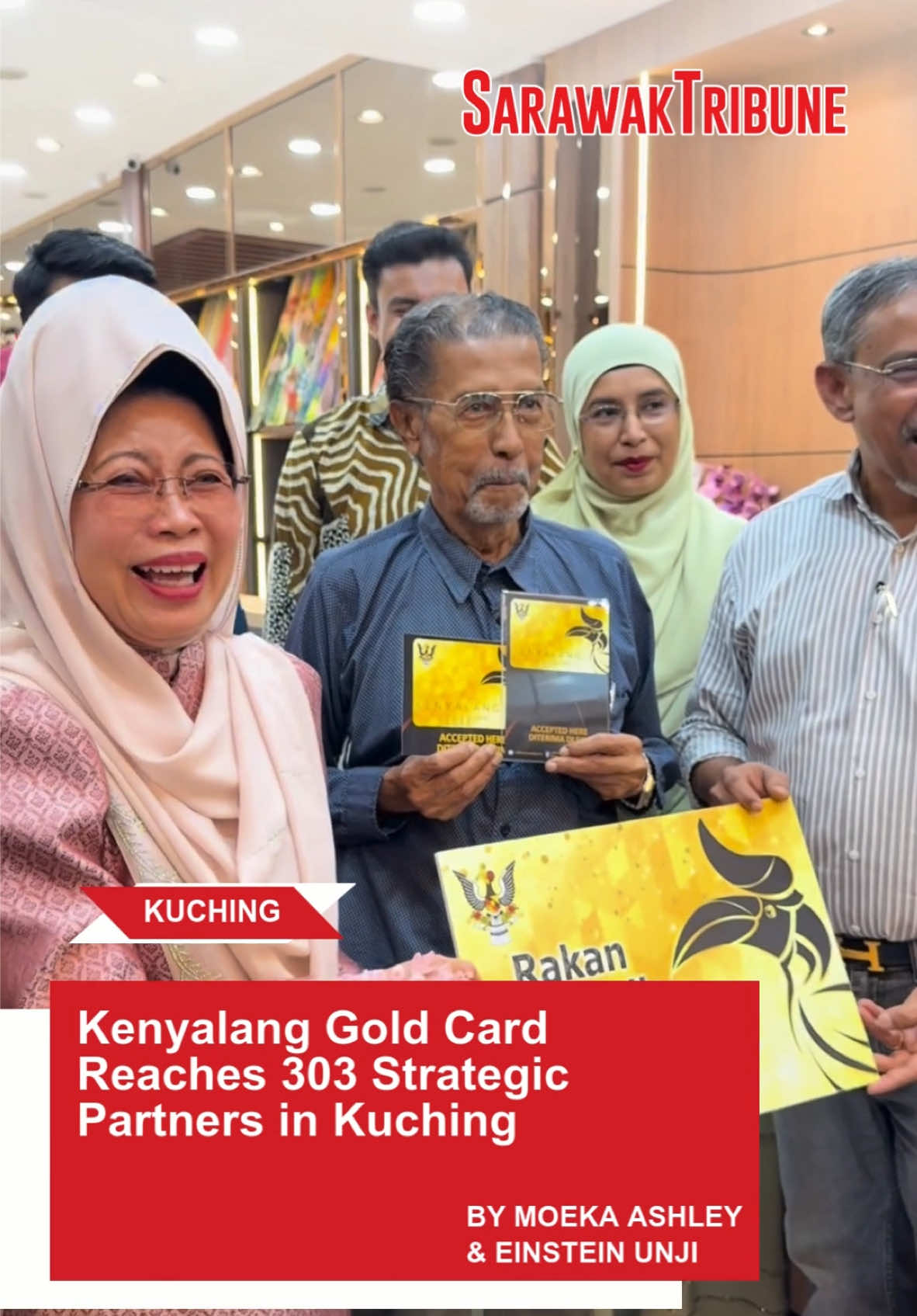 Minister of Women, Childhood, and Community Wellbeing Development, Datuk Seri Fatimah Abdullah expressed heartfelt gratitude to the strategic partners supporting senior citizens through the Kenyalang Gold Card (KGC) initiative. “As of today (Jan 8), we have another 15 partners, which totals to 303 strategic partners in Kuching. So, we want to say one more time thank you to our strategic partners. “We are very happy because this shows that the people of Sarawak have a heart of gold in Sarawak we have private companies, corporate people, who want to give back to society, especially the senior citizens,” she said. She also urged health clinic panels participating in the KGC initiative to verify patients' IC numbers instead of just their names to ensure accurate processing of discounts and prevent any misunderstandings. #fyp #foryou #KenyalangGoldCard #SarawakCares #SeniorCitizenSupport #HeartOfGold #SarawakCommunity #KGCPartners #303Strong #GivingBack #SarawakGenerosity #SeniorWellbeing #KuchingUpdates #CommunityFirst #SarawakUnited #CaringForSeniors #GoldCardInitiative #kuching #sarawak #sarawakians #sarawakboleh 