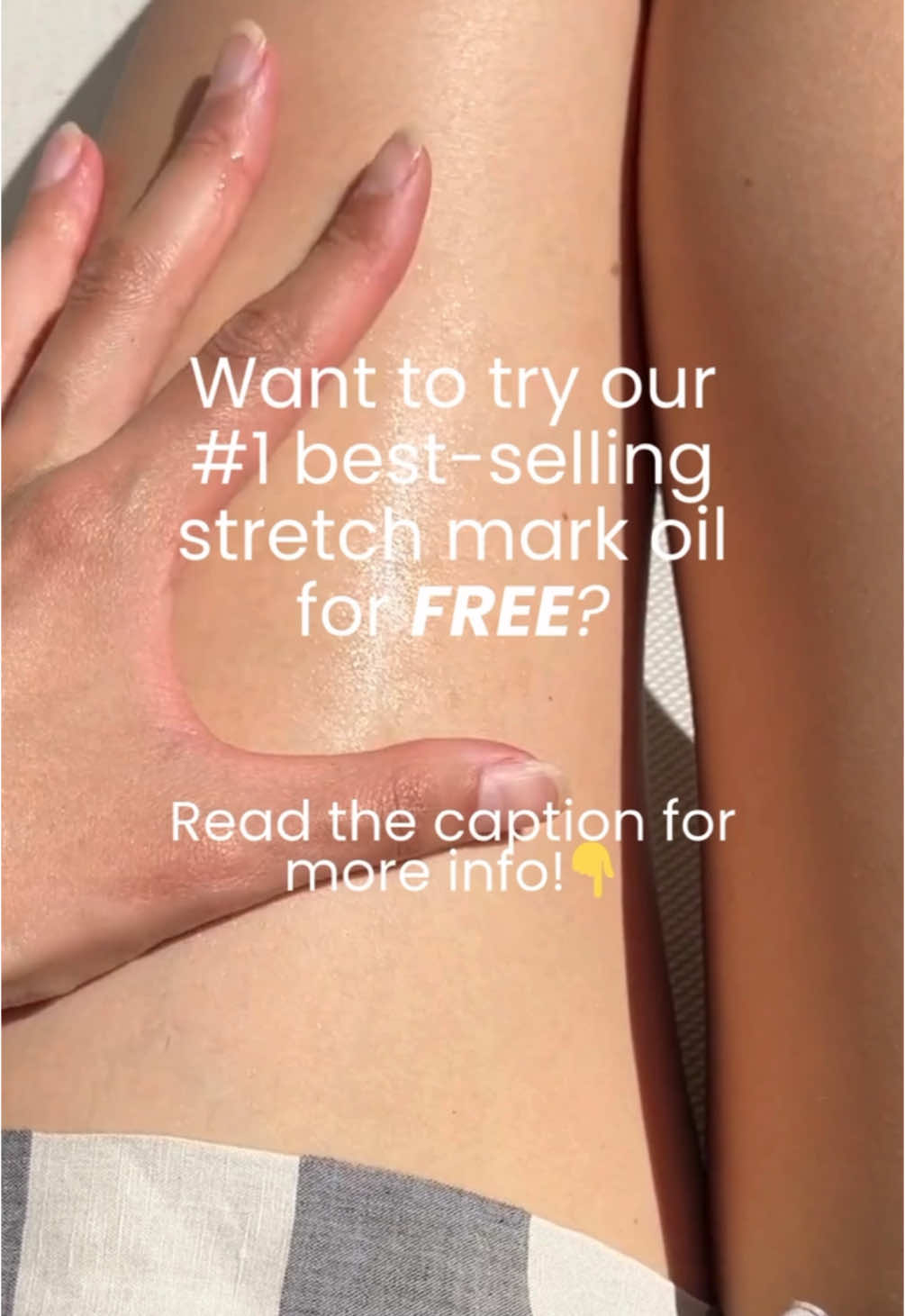 Try our revolutionary stretch mark and scar oil for free! 🚨  Get a full refund on your oil purchase by sharing your 8-week journey! Submit 4 progress pics (a before pic, week 2, week 4, week 8)  And simply email your results to: hello@meicollective.com.au T&Cs at www.meiskin.com.au  #meiskin #freeproduct